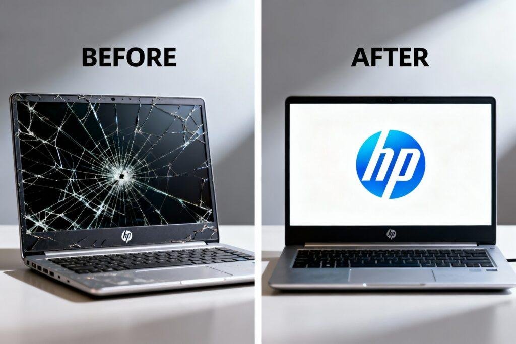 HP Laptop Screen Replacement Services in Nagpur HP Laptop Screen Comparison New Version